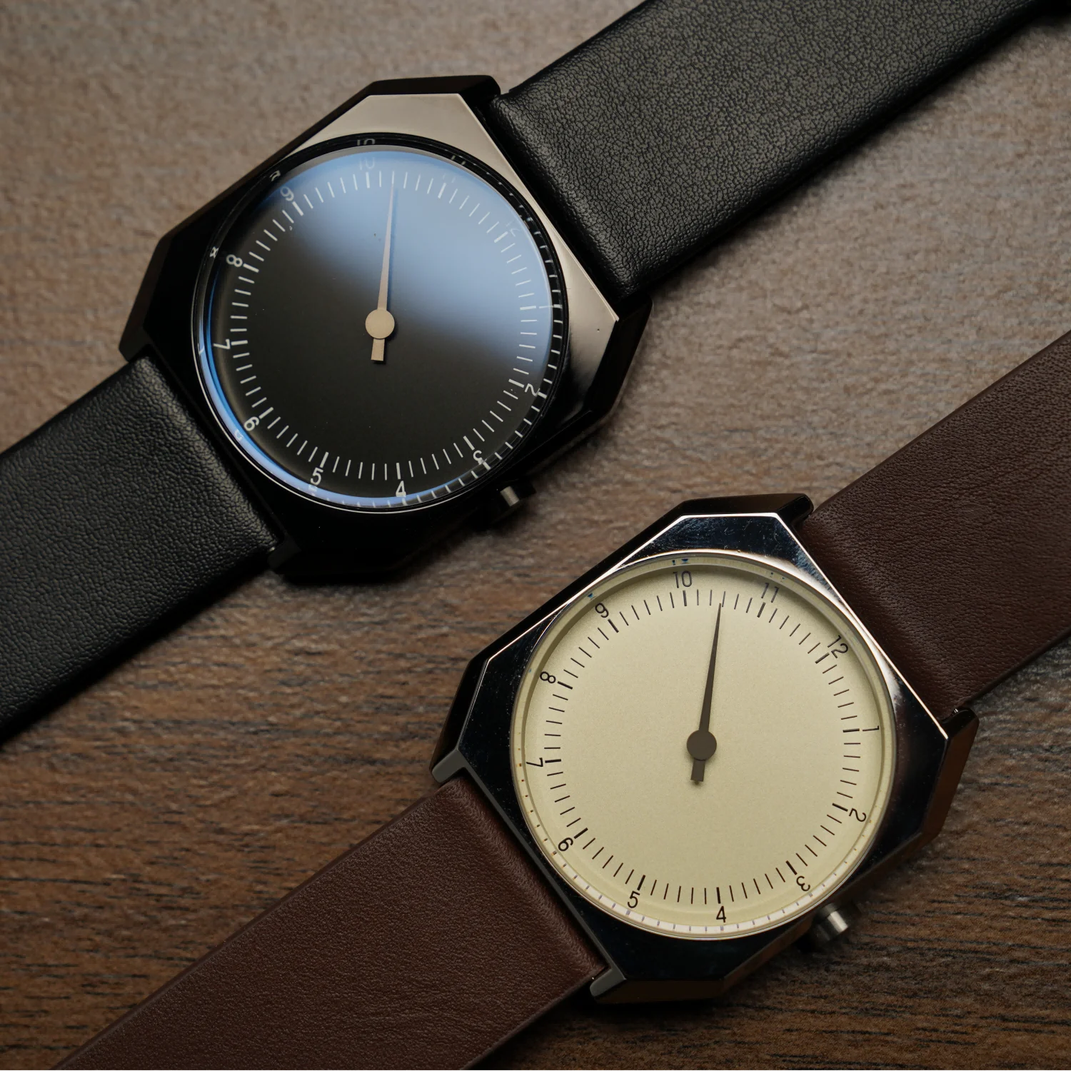 SKU Retro One Pointer Watch for Men luxury high quality Vintage Style Quartz Watch Unique Design Fashion Wrist watch for man men thumbnail 6