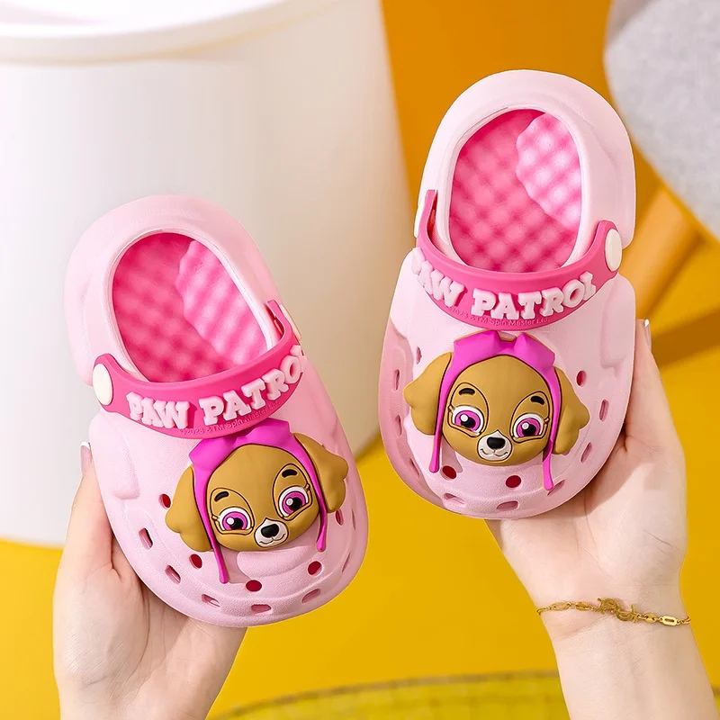 Original Paw Patrol Chase Clogs Premium EVA Material Nature Decor 3D Character Adjustable Strap Non-slip Slipper Shoes for kids thumbnail 6