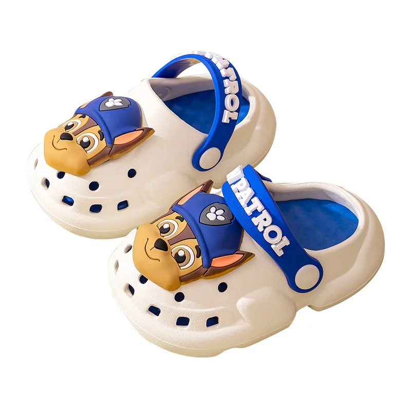 Original Paw Patrol Chase Clogs Premium EVA Material Nature Decor 3D Character Adjustable Strap Non-slip Slipper Shoes for kids thumbnail 5
