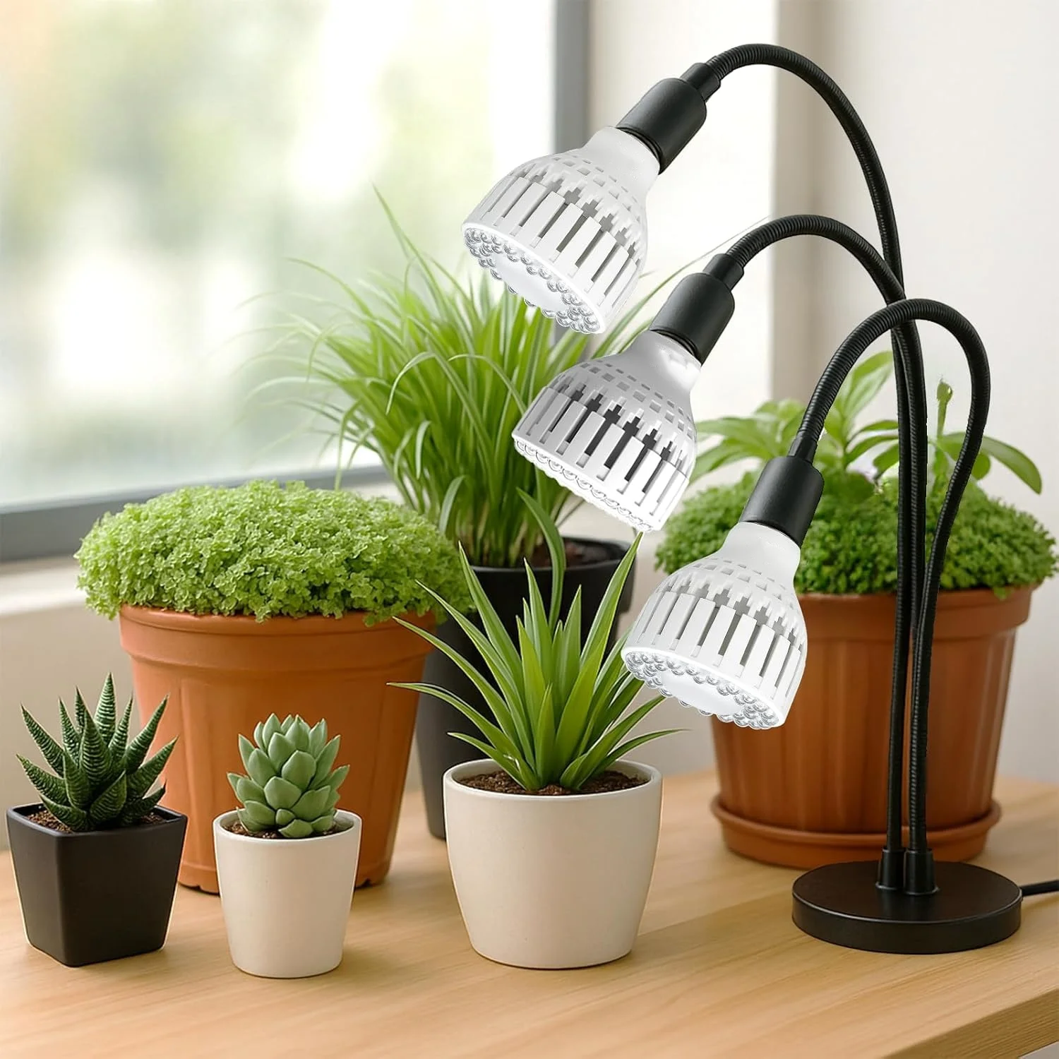 LED Grow Light Bulb 12W E26/E27 Indoor Growing Plant Lamp 110V/220V Full Spectrum Home Garden Inside Plant Growth Lighting thumbnail 4