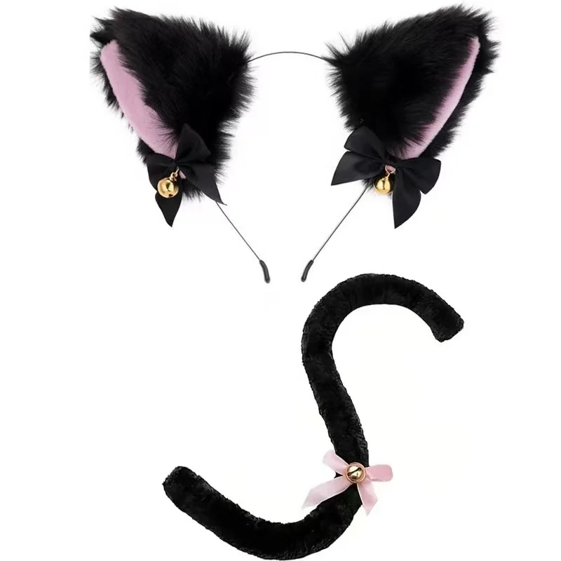 Handmade Cat Ear & Tail Accessory Printed Animal Suit for Dance Performance Apparel for Belly Dance Halloween Costume thumbnail 6