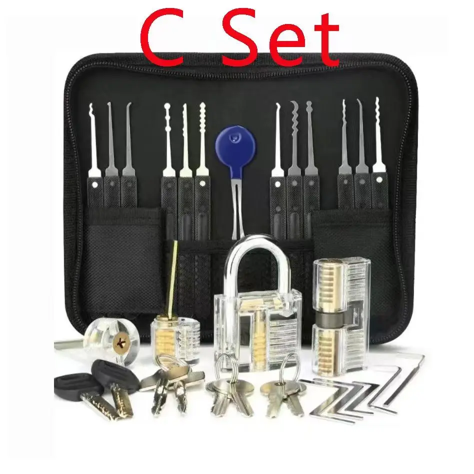 Lock Pick Set Broken Key Remove Auto Locksmith Tools Key Extractor Lock Picks Hand Tools thumbnail 6