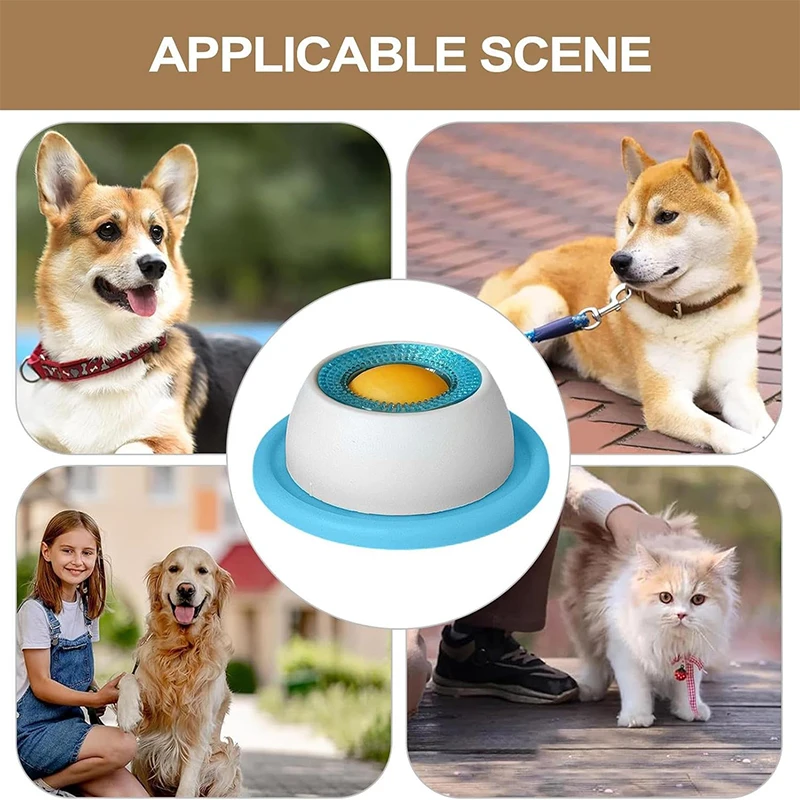 Pet Lick Mat Yogurt Licking Plate Anti-spill Slow Food Plate Feeder for Dogs Cats Promotes Dental Health Bite Resistant Toy thumbnail 5