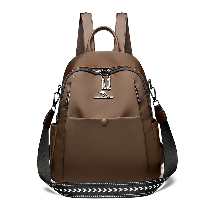 Oxford Cloth Women's Backpack Large Capacity Travel Bag Street Trend Anti-Theft Shoulder Bag with Multiple Pockets And Zipper thumbnail 4