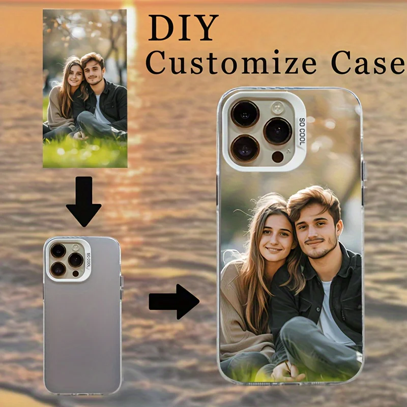 Customized Case For iPhone 17 16 15 14 13 12 11 Pro Max Mini SE 2020 2022 Air XS XR 7 8 Plus 16e DIY Photo Cover thumbnail 2