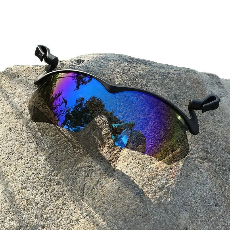 Fishing Cycling Hat Clip- On Flip Sunglasses Men Women Yellow Blue Red Green Polarized Sun Mirror Transparent Safety Goggles thumbnail 6