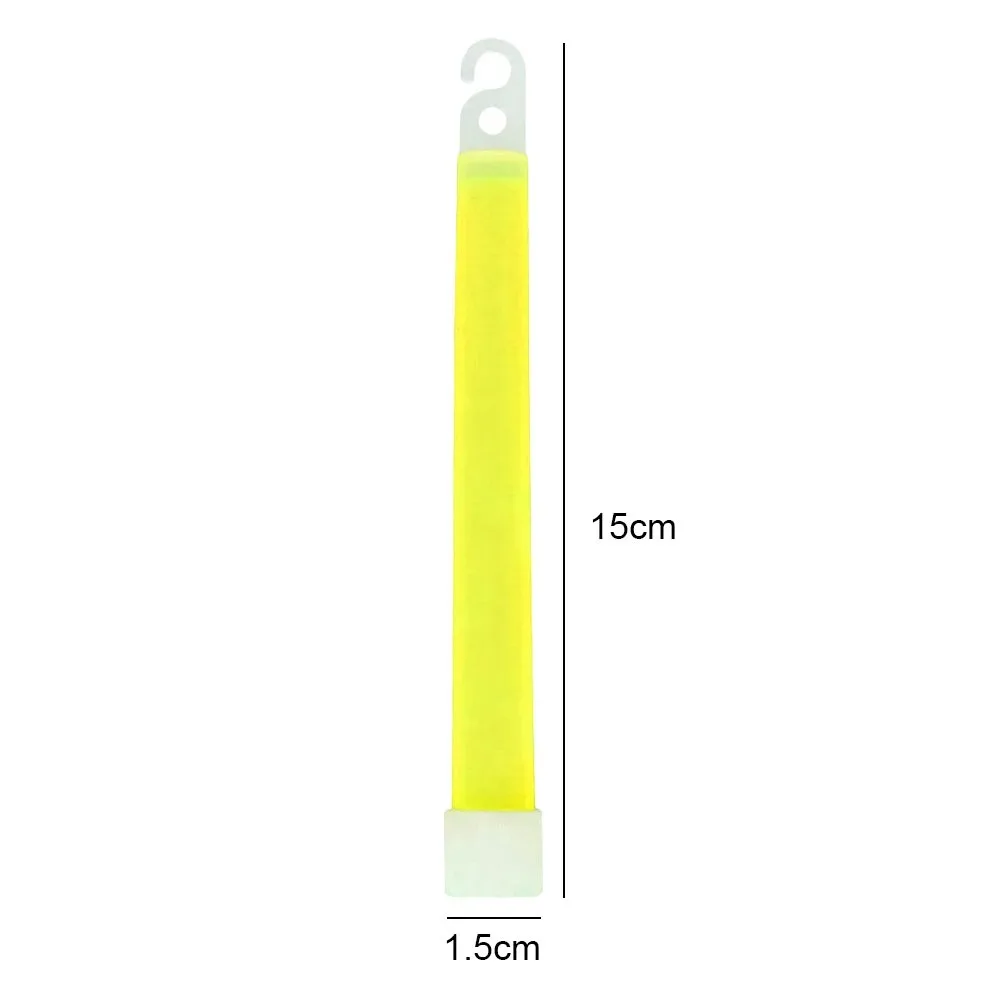 5/10/20pcs With Hook Grade Glow Sticks Light Stick Camping Emergency Light Sticks Party Clubs Supplies- 6 Inch Fluorescence thumbnail 6