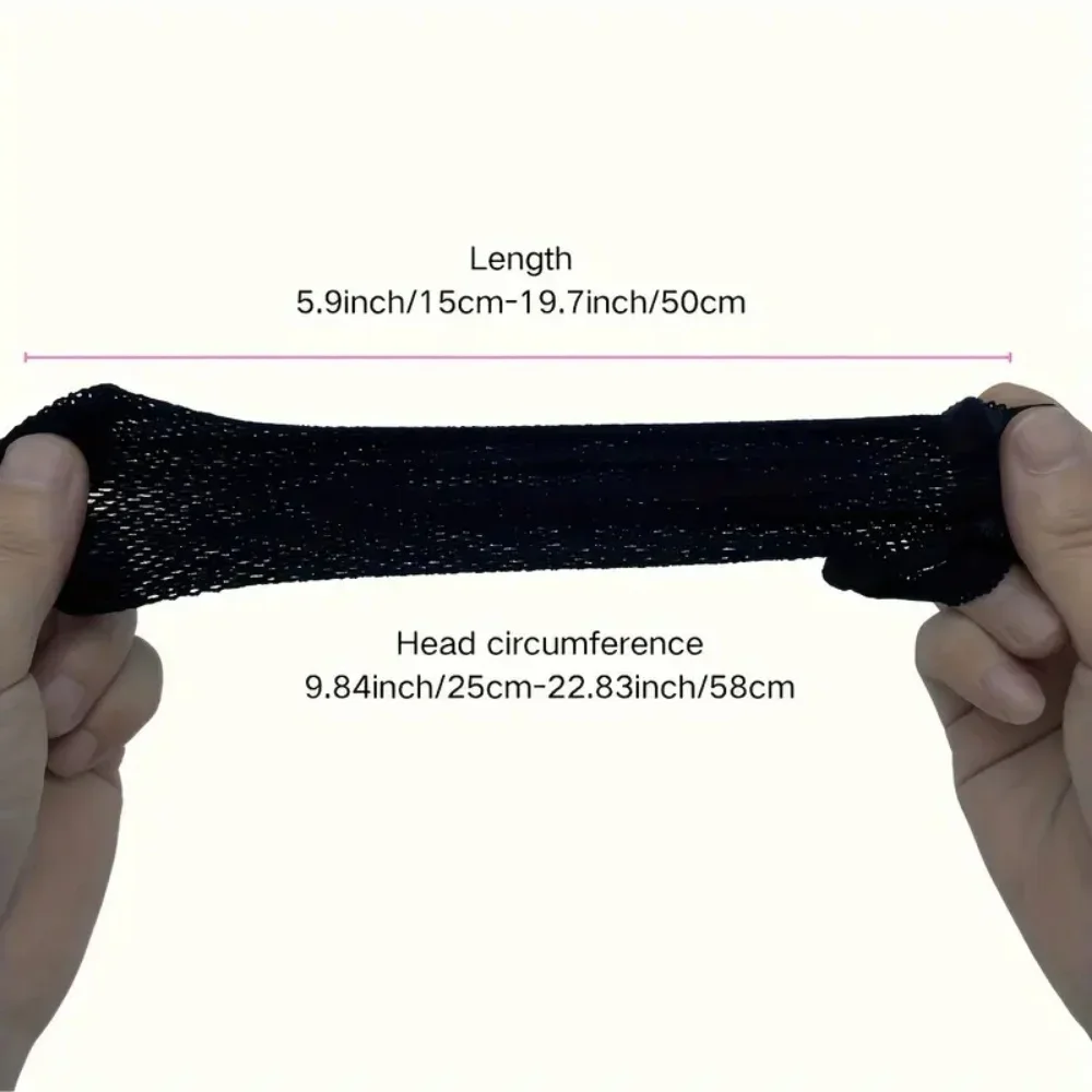 Wholesale Wig Cap, 1/2/3/5/8/10/20/50PCS Black Mesh Wig Cap Net, Liner Weaving Caps for Women, Men, Wig Caps for Christmas thumbnail 2