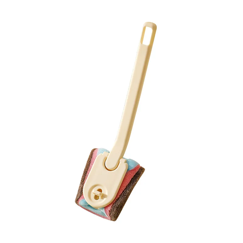 Kitchen Cleaning Brush Long-Handled Dish Brush for Home Use Hands-Free Cleaning Durable Design Replaceable Sponge Brush thumbnail 6