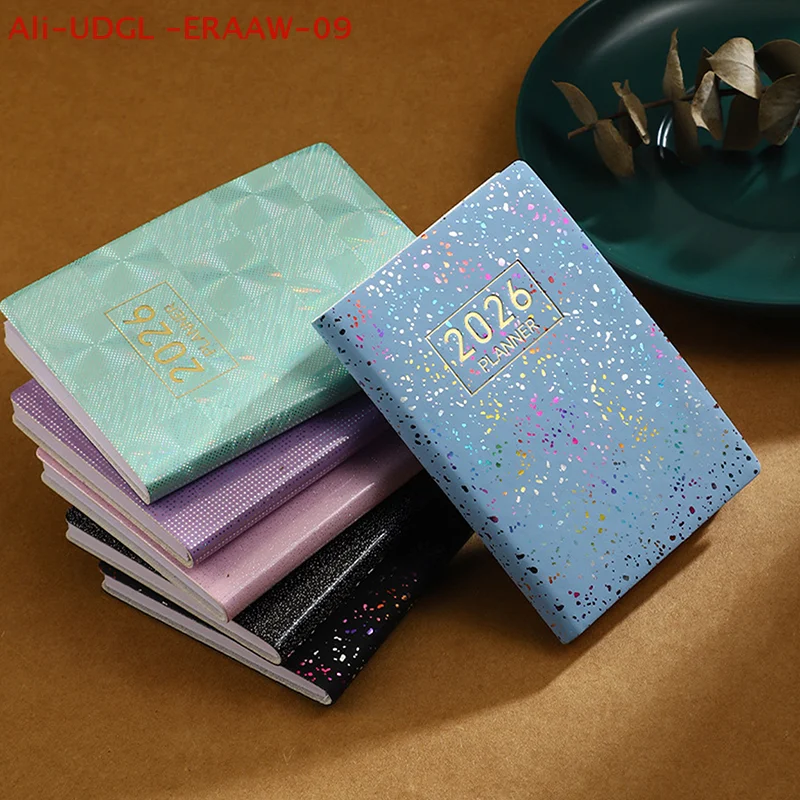 1pc 2026 A7 Agenda Book Pocket With Calendar Diary Weekly Planner Appointment Book School Office thumbnail 4