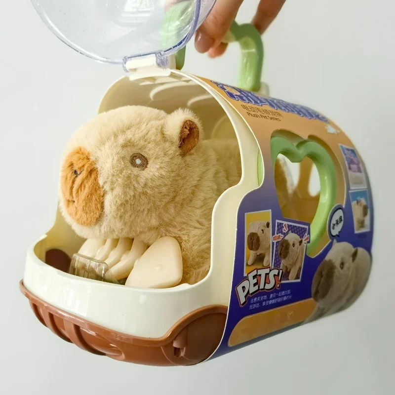 Electric  Walking Doll Toy With Sound Children's Electric Plush Dolls Toy Animal  Plush Figure Set Random Color thumbnail 4