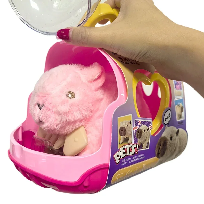 Electric  Walking Doll Toy With Sound Children's Electric Plush Dolls Toy Animal  Plush Figure Set Random Color thumbnail 3