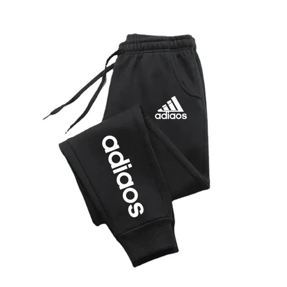 Men's sweatpants, trendy  autumn and winter sports pants, jogging fitness running pants, casual, trendy, comfortable and fas thumbnail 2