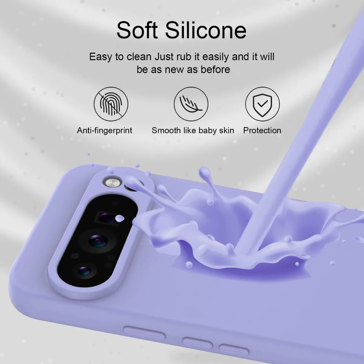 High Quality Skin-friendly Soft Silicone Anti-Drop Phone Case For Google Pixel 10A 10 9 Pro XL 8 7 6 A Shockproof Protect Cover thumbnail 4