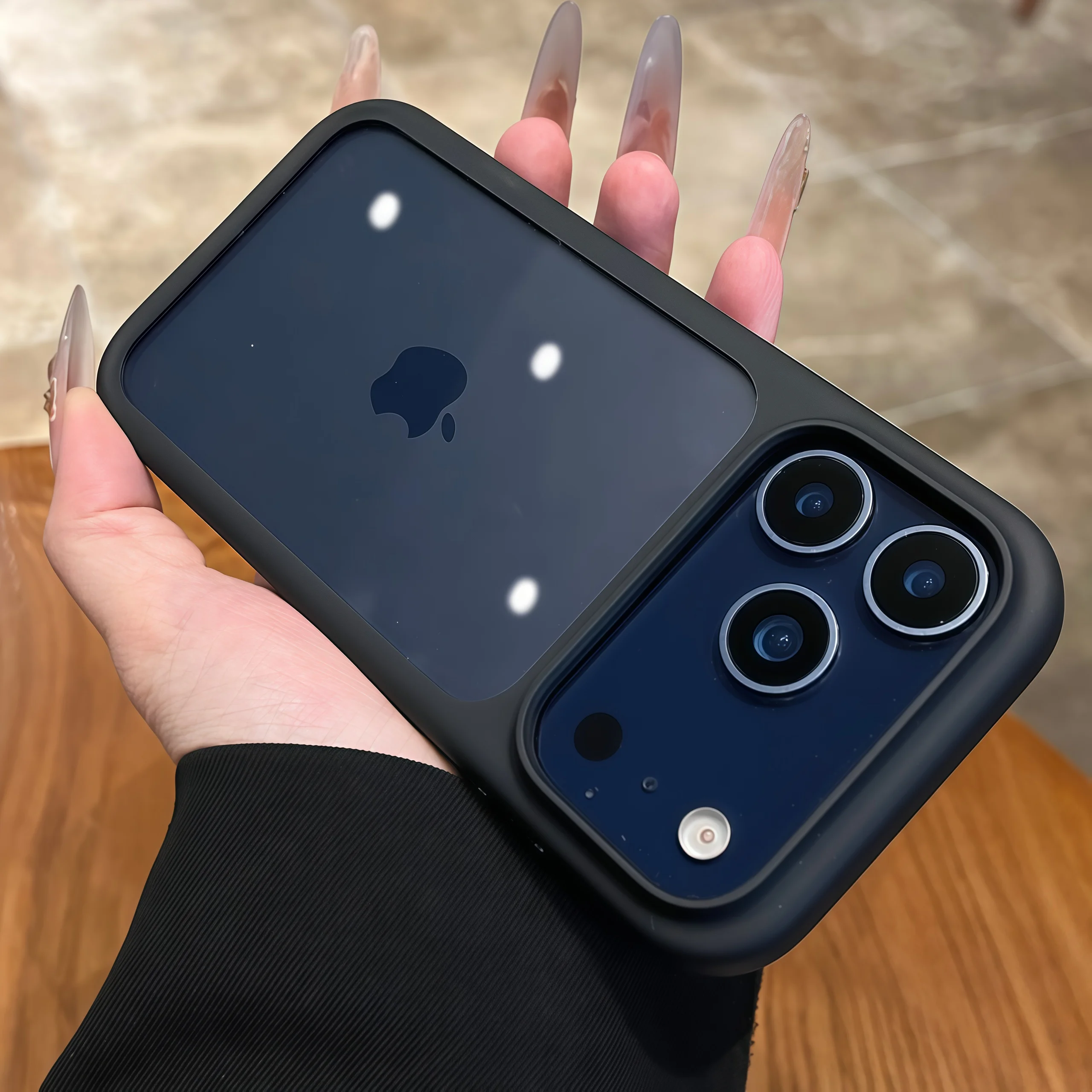 Advanced Silicone Soft Edge Transparent Hard Back Panel Case For iPhone 17 17 Pro 17 Pro Max Shockproof Phone Case Cover Gift thumbnail 6
