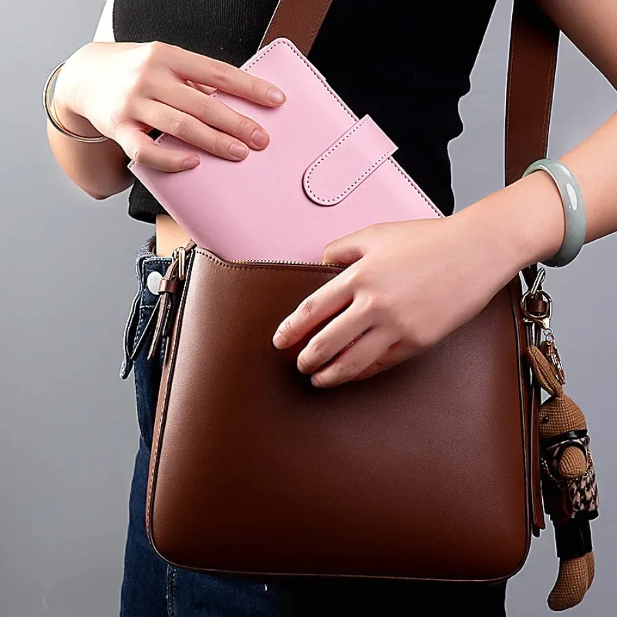 A6 Binder Case Cash Budget Book Macaron PU Leather Notebook Handbook thumbnail 3