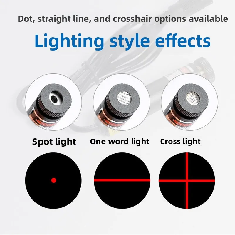 USB Red Laser Positioning Light Infrared Working Lamp Cutting with Magnetic Base DC5V Line/Cross/dot Sewing Machine Accessories thumbnail 4