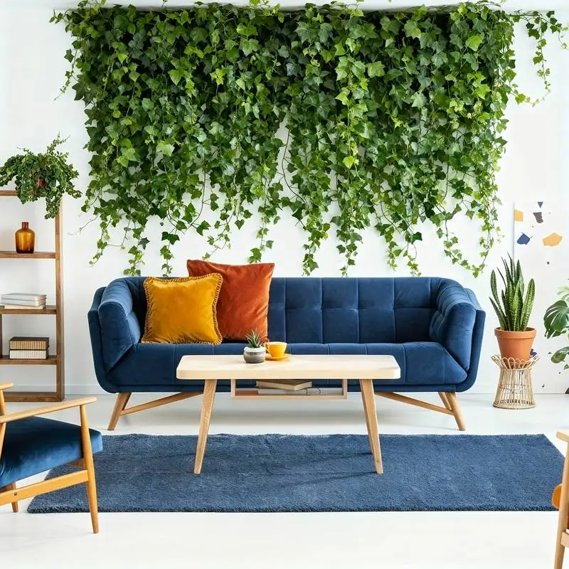 24 PCS Total 19m/755inch Ivy Garland for Home Living Room Wall Decoration Artificial Greenery Vine for Wedding Party Decor thumbnail 6
