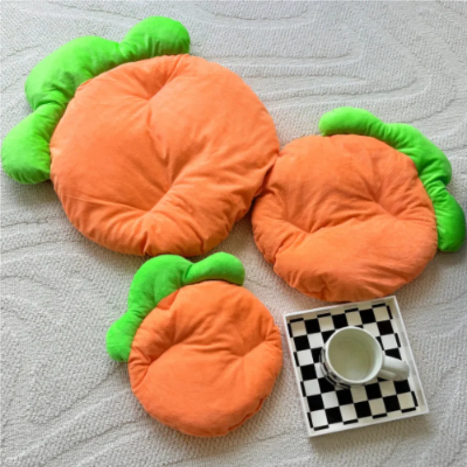 1PC Warm Carrot Shaped Rabbit Mat Soft Breathable Cute Sofa Mat for Pet Small Animal Hamster Rabbit Puppy Kitty Sleeping Bed Mat thumbnail 2