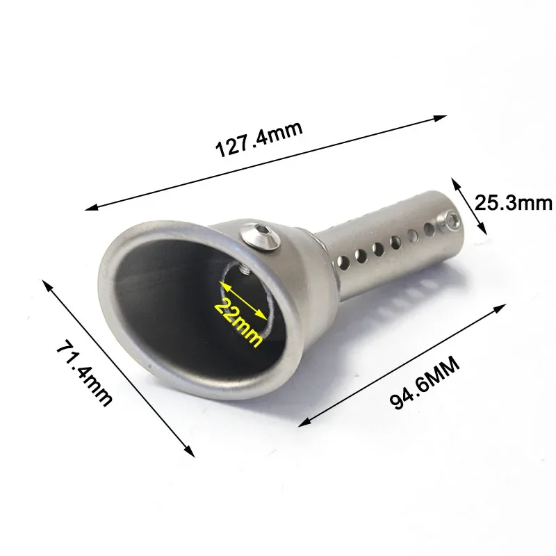 Motorcycle Exhaust Muffler Pipe Removable DB Killer Silencer Sound Reducer For Honda Yamaha Noise Eliminator thumbnail 2