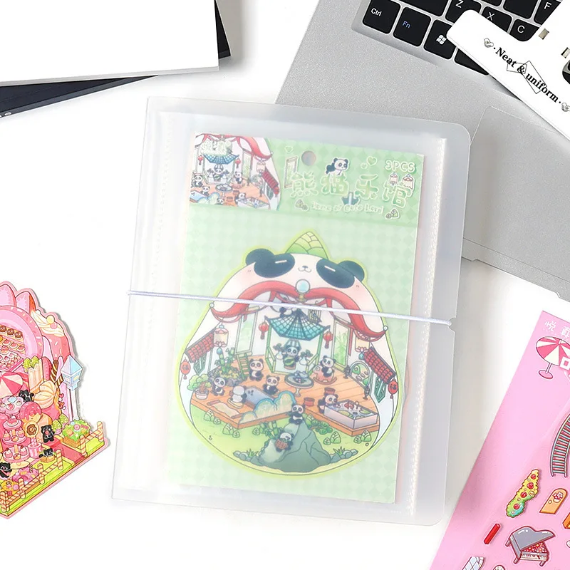 Large capacity single sheet landscape sticker storage book, photo album, commemorative book, card book, small card storage book thumbnail 3