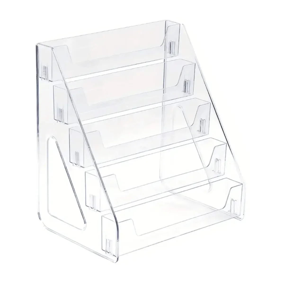 3/5-layer CD Rack, Album Display Rack, Transparent Storage Rack for Records,  and Tapes, Multifunctional Counter Display Rack thumbnail 6