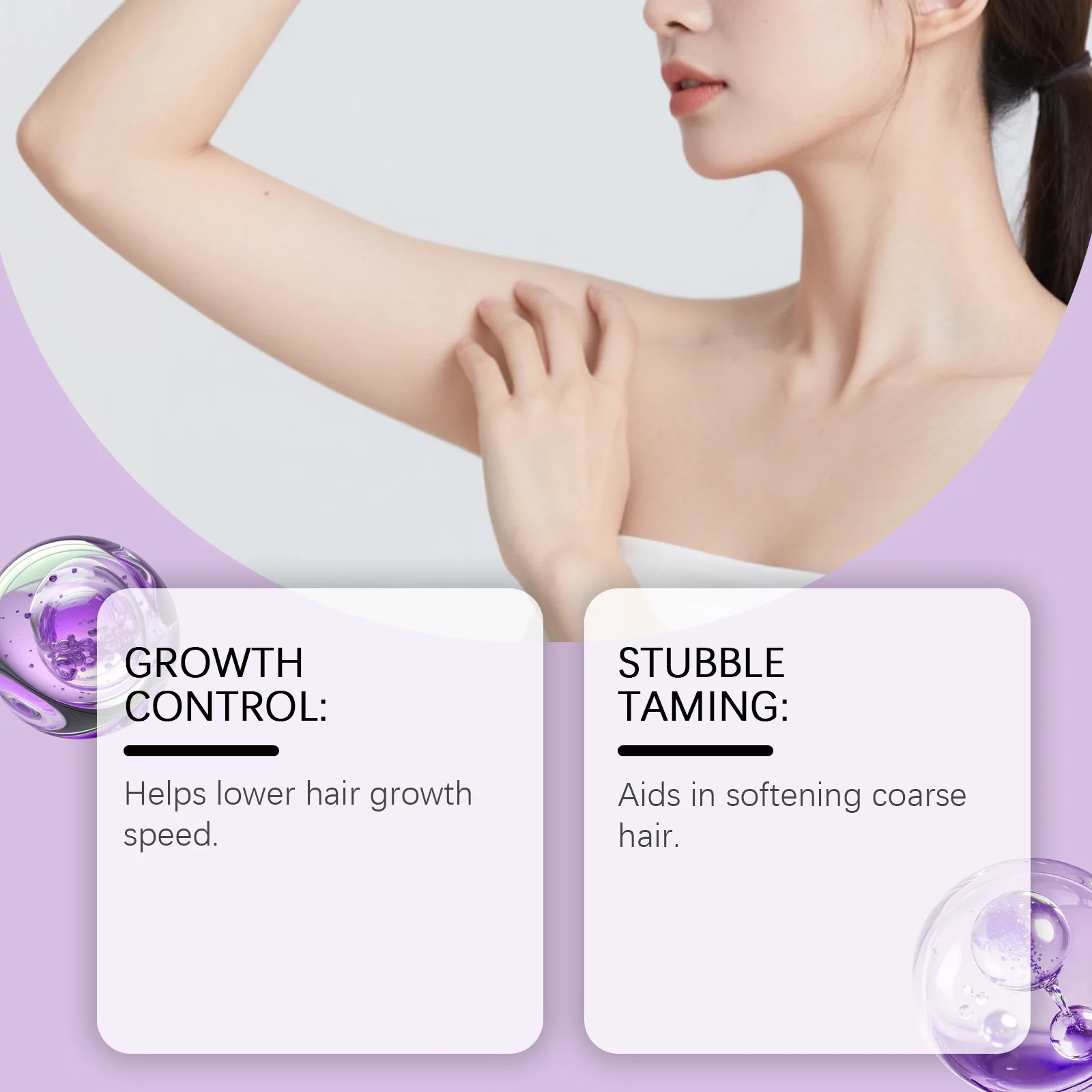Cyperus Rotundus Skin Serum Hair Growth Inhibitor Natural Soothing Moisturizing Shrinking Pores Body Hair Removal Essence Liquid thumbnail 2