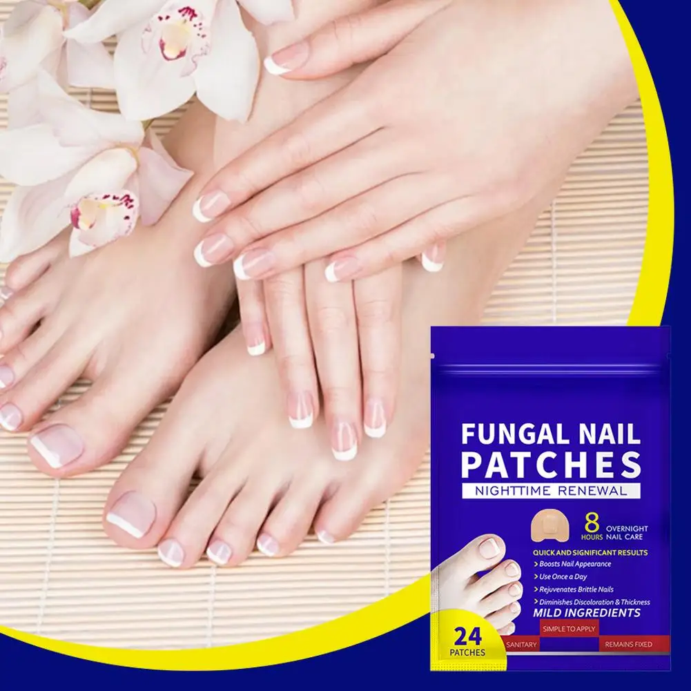 New Bags Toenail Fungus Patch Nail Repair Patches Nail Ingrown Correction Sticker Discolored Damaged Nails Foot Care Tool thumbnail 3