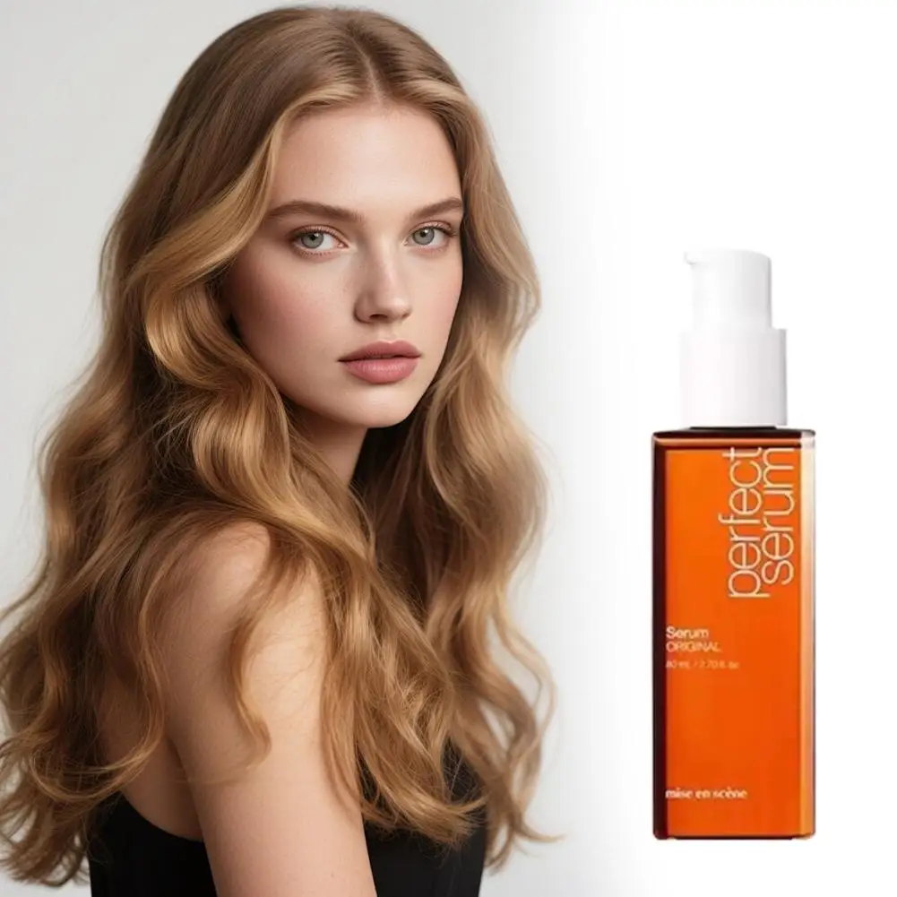 Upgraded Perfect Serum - Korean Hair Repair Essential Oil Deeply Repairs Dry Frizzy Hair Lightweight And Non-Greasy Classic Hair thumbnail 4
