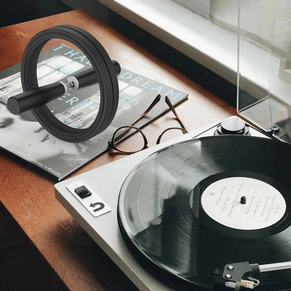 LP 7-12 Inch Vinyl Record Label Saver Cleaning Care Clamp Waterproof Protector with Long Handles thumbnail 6