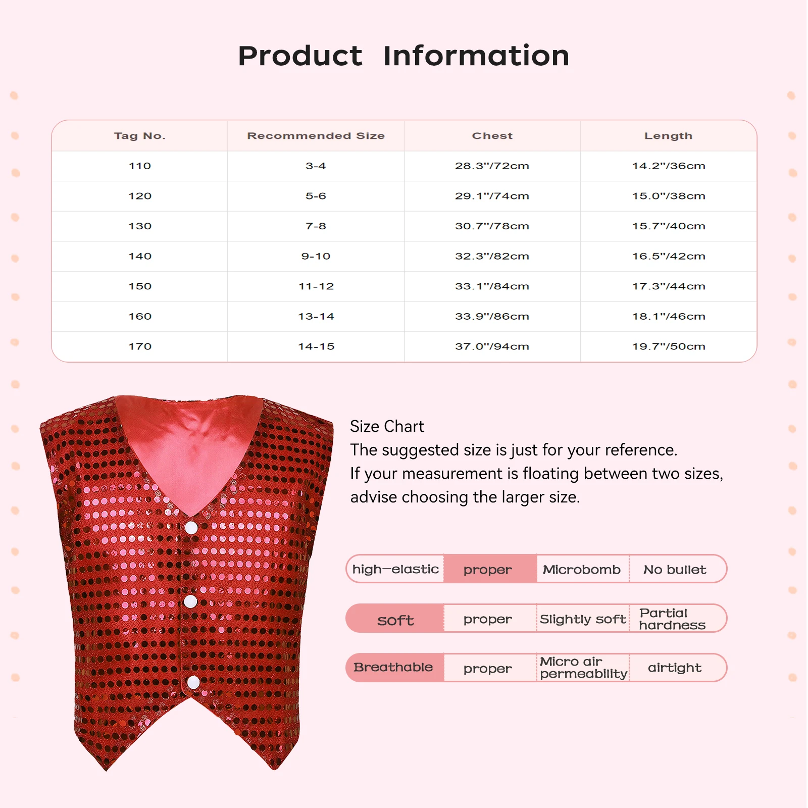 Jazz Dance Boys Girls Glitter Sequined Vest Waistcoat Hip Hop Dance Party Street Show Choir Performance Costume Vest Outerwear thumbnail 6