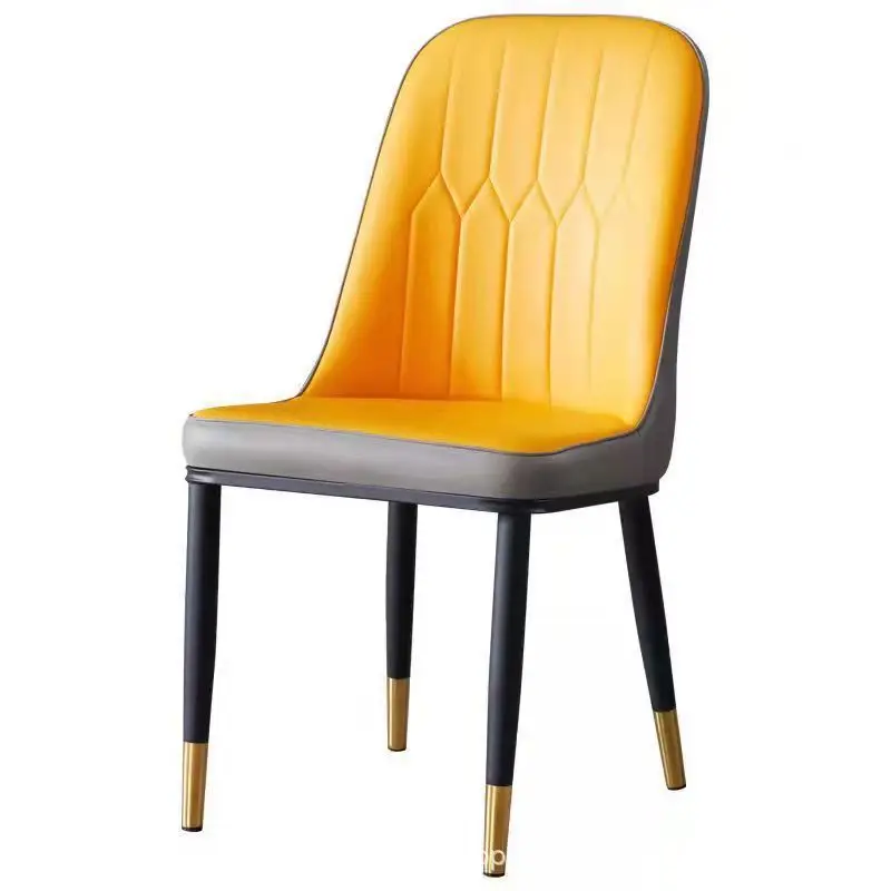 Dining table and chair set, home use, modern luxury backrest chair, Italian simple style negotiation chai thumbnail 4