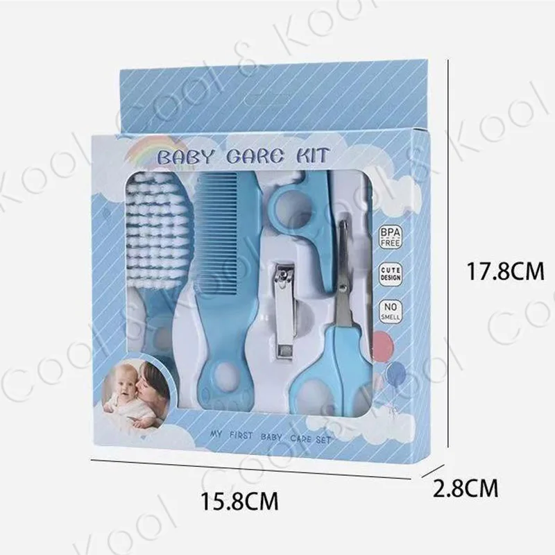 Baby Hygiene & Grooming Kit, 6pc Safe Nail & Hair Care Tool Set for Infant and Toddler Use at Home thumbnail 3