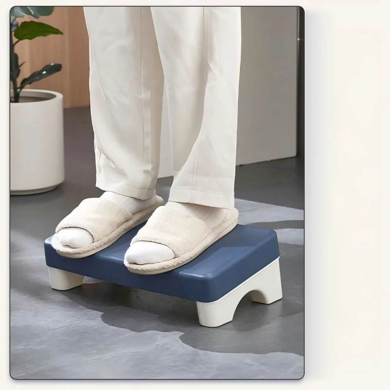 Ergonomic PP Footrest Under Desk Foot Stool Comfortable Space-Saving Foot Rest for Office Work Study Sofa Home thumbnail 2