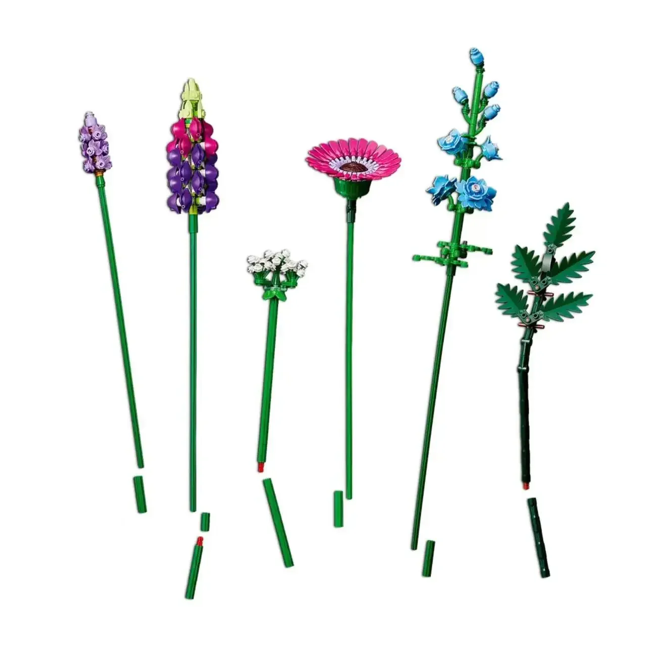 Creative New 'ICONS Eternal Flowers Bouquet 10313 Building Block Set, Plant Home Decor Toys Girls Birthday Gifts Romantic Toys thumbnail 6
