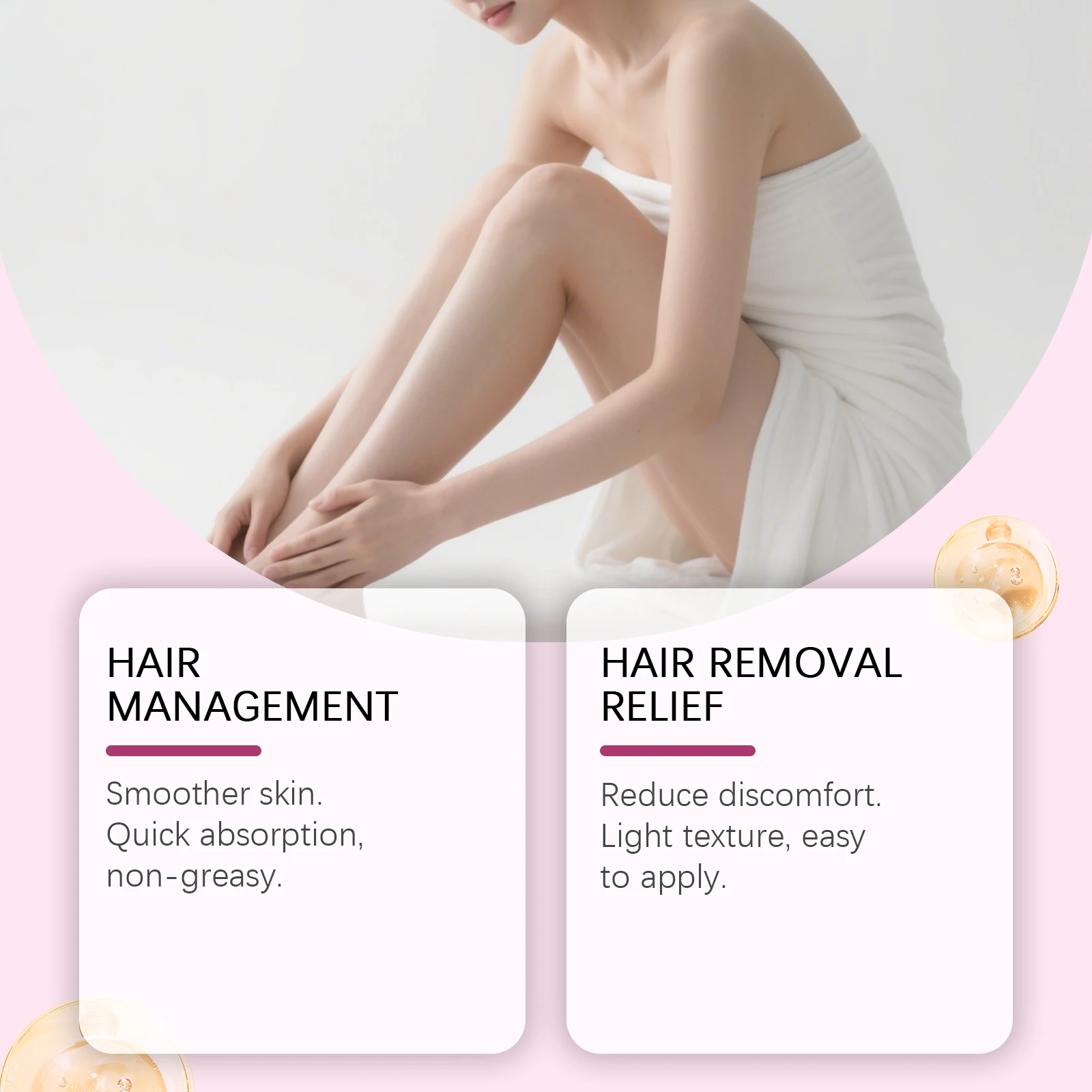 Cyperus Rotundus Oil Body Hair Remover Armpit Leg Arm Reduces Hair Growth Moisturizes Gentle Care Essential Oil for Smooth Skin thumbnail 4