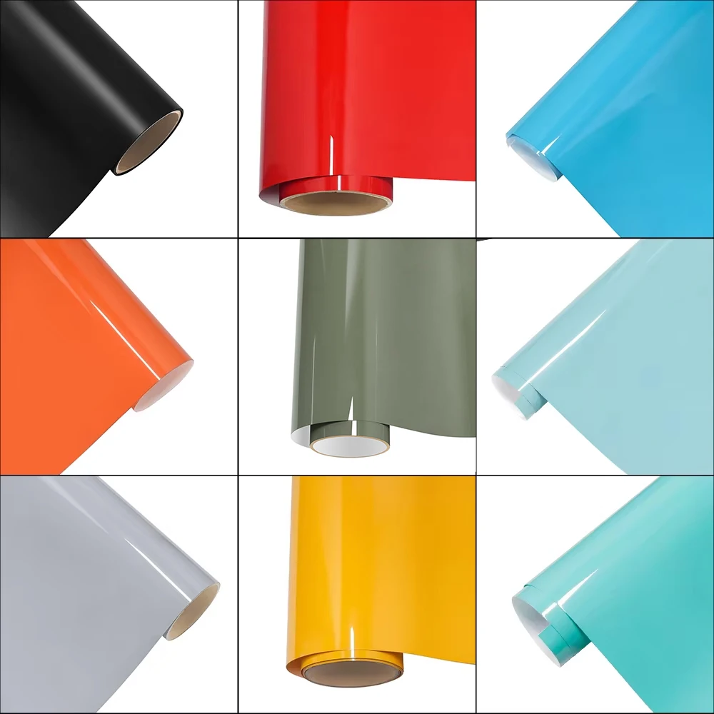 Car Colors Change Wrap Vinyl Film Vehicles Glossy Modified Cover Auto Partial Body Vehicles Motorcycles Stickers Accessories