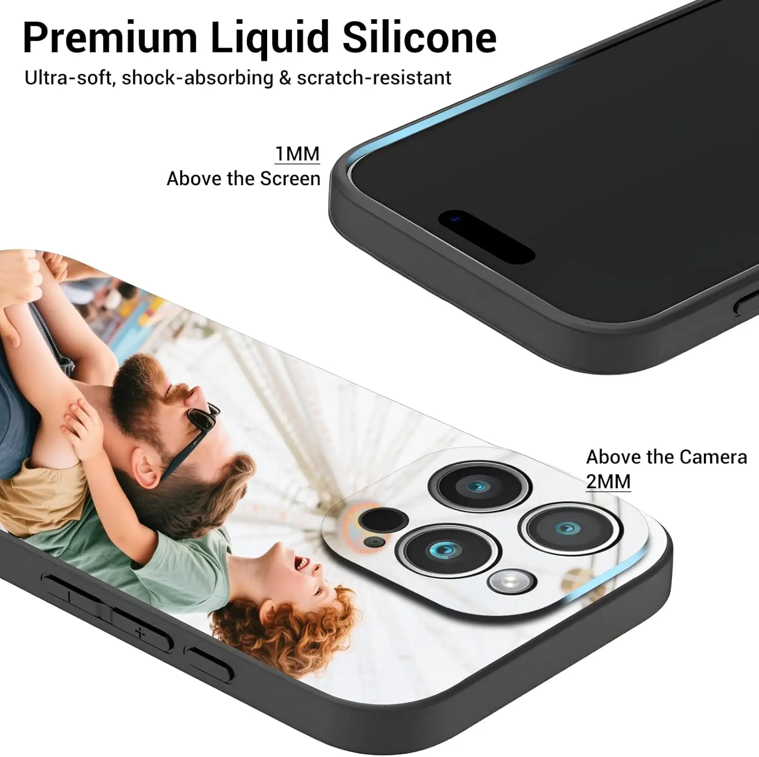 Custom Matte Case For iPhone 17 16 15 14 13 12 11 Pro Max Mini SE XS XR 7 8 Plus DIY Personalized Photo Picture Soft Cover Funda thumbnail 3