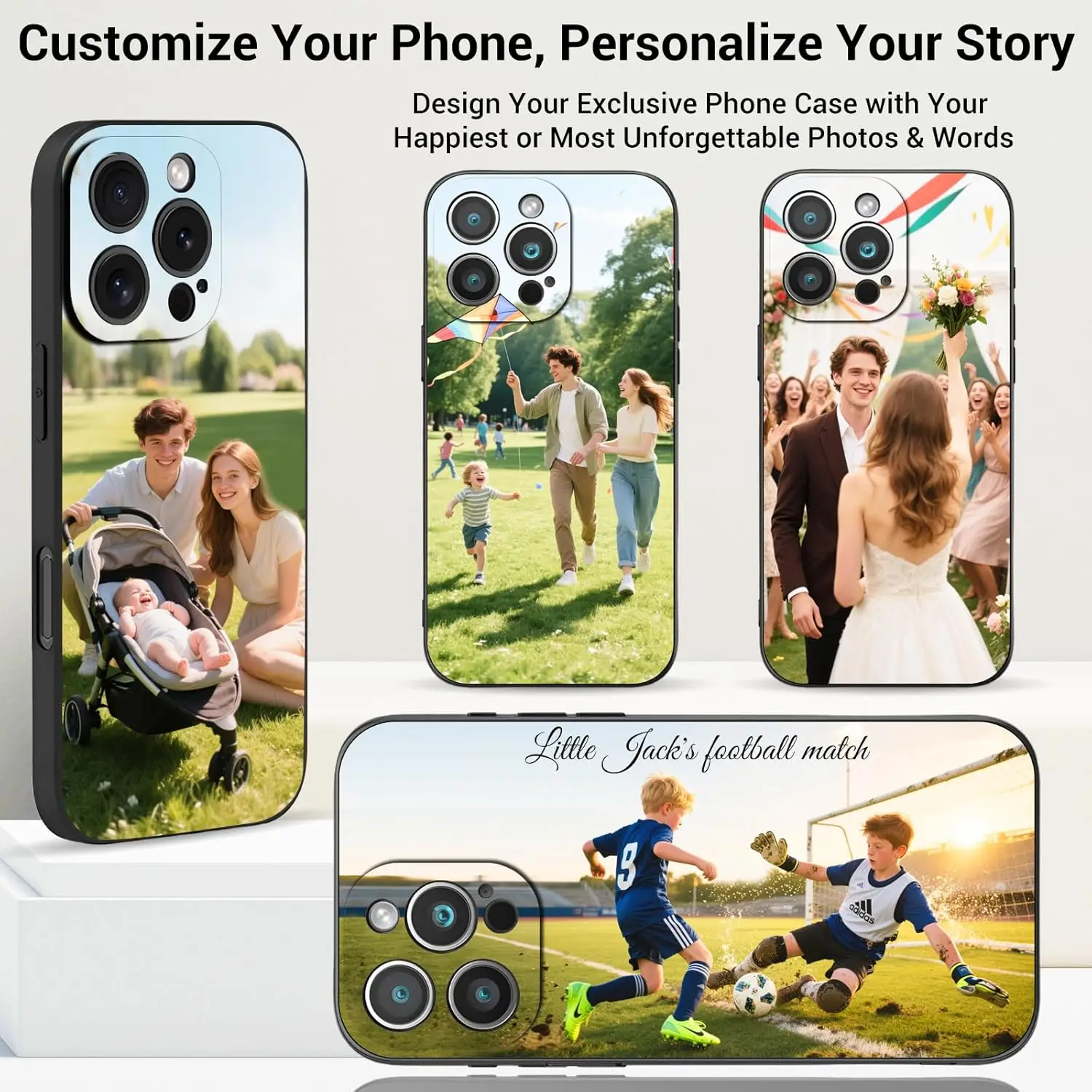 Custom Matte Case For iPhone 17 16 15 14 13 12 11 Pro Max Mini SE XS XR 7 8 Plus DIY Personalized Photo Picture Soft Cover Funda thumbnail 4