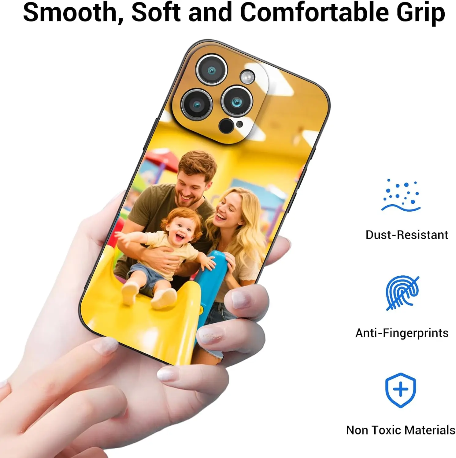 Custom Matte Case For iPhone 17 16 15 14 13 12 11 Pro Max Mini SE XS XR 7 8 Plus DIY Personalized Photo Picture Soft Cover Funda thumbnail 5