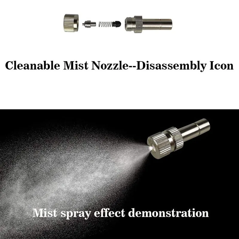 Outdoor Cooling Patio Misting System 6/9/12/15/18M Nebulizer Terrace Mister for Hot Weather Relief thumbnail 3