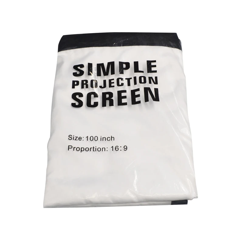 16:9 Multiple Sizes Projector Screen 84 100Inch 120Inch 150 Inch - Portable HD Wrinkle-Resistant for Home Theater Outdoor Office thumbnail 3
