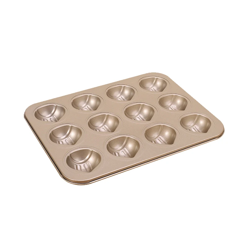 1Pieces Chestnut Shaped Cake Baking Tray Mold Carbon Steel Kitchen Baking Tool Outdoor Tableware thumbnail 5