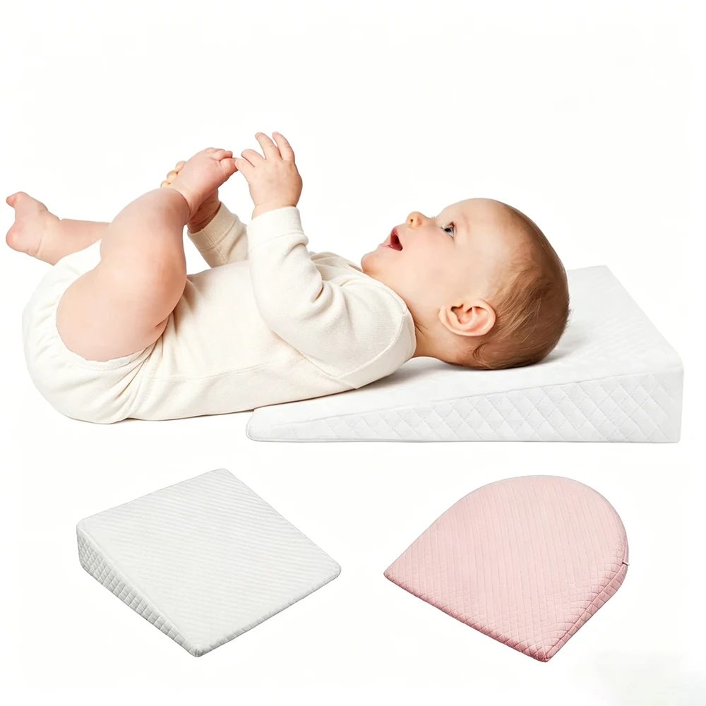Baby Comfortable Slope Pillow Anti Refulx Anti Spit Milk For Sleeping Children Protect Their Neck Cervical Spine