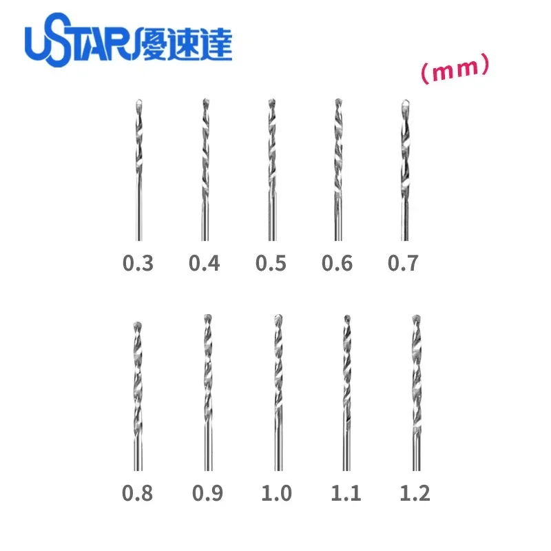 UA-90800 Ustar 0.3-1.2MM Model Hand Drill Bits Set for Military Model Build Drilling Hand Craft Tools thumbnail 4
