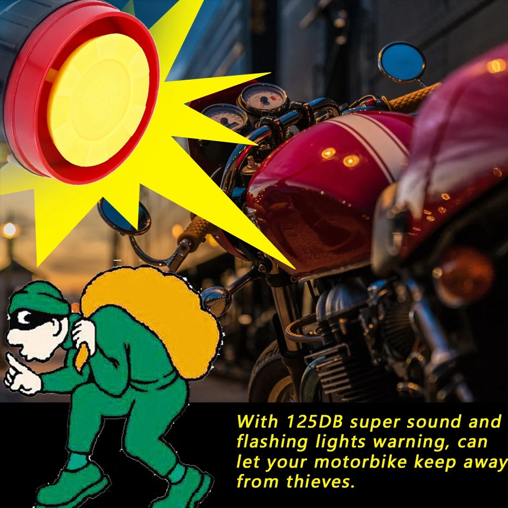 Motorcycle Anti theft Remote Control 12V Motorcycle Anti theft Security Alarm System Remote Control Engine Start thumbnail 5