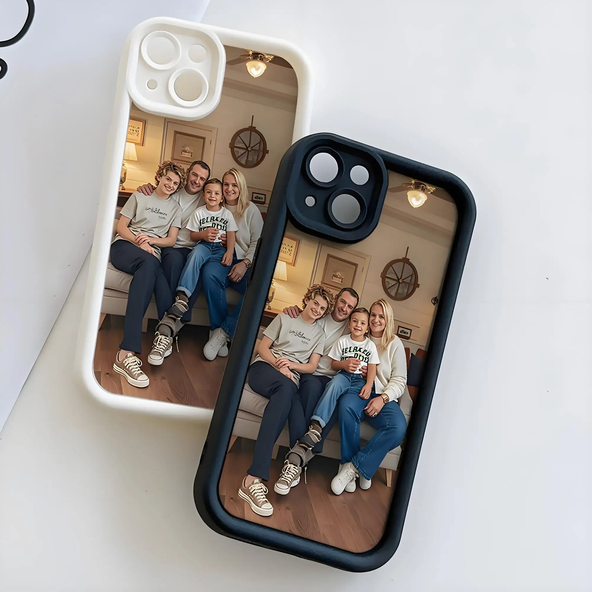 DIY Personalized For iPhone 17 Air 16 15 14 13 12 11 Pro Max SE 2020 2022 XS XR Plus Custom Phone Shockproof Silicone Soft Case thumbnail 3