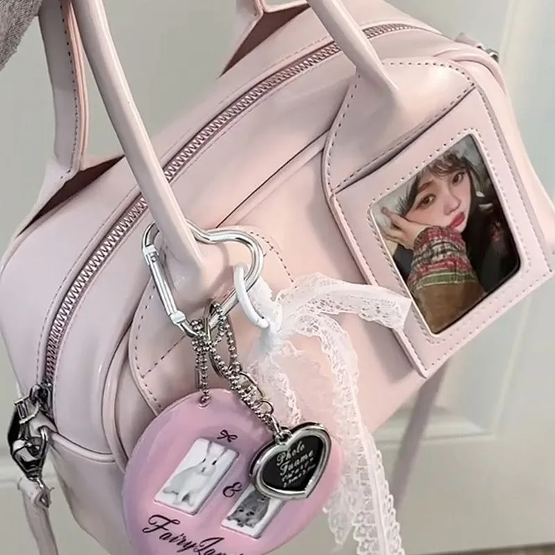 2025 New Y2K Harajuku Shoulder Bag Women Korean Transparent Ita Bag Crossbody Bag Female Japanese Designer Trend Handbag Purse thumbnail 6