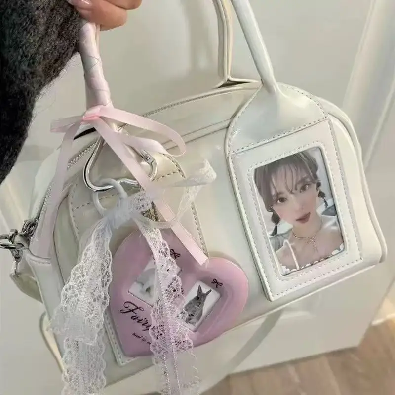 2025 New Y2K Harajuku Shoulder Bag Women Korean Transparent Ita Bag Crossbody Bag Female Japanese Designer Trend Handbag Purse thumbnail 3