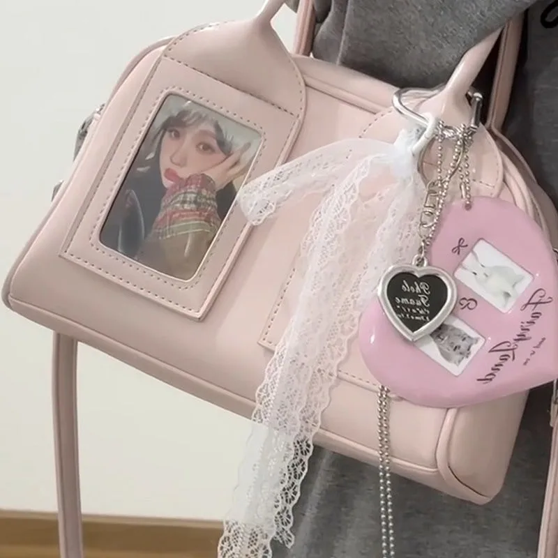 2025 New Y2K Harajuku Shoulder Bag Women Korean Transparent Ita Bag Crossbody Bag Female Japanese Designer Trend Handbag Purse thumbnail 5